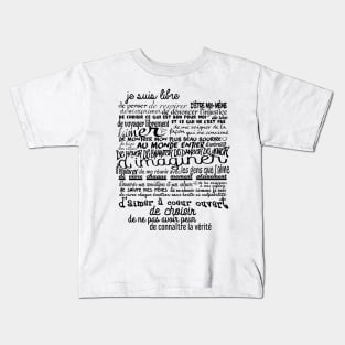 Je suis libre Kids T-Shirt